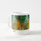 Gustav Klimt , “ Farm Garden ” コーヒーマグカップ (正面左)
