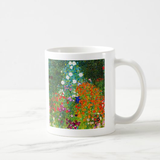 Gustav Klimt , “ Farm Garden ” コーヒーマグカップ (右)