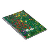 Gustav Klimt - Farm Garden with Sunflowers ノートブック (右側)