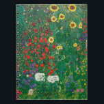 Gustav Klimt - Farm Garden with Sunflowers ノートブック<br><div class="desc">Gustav Klimt - Farm Garden with Sunflowers</div>