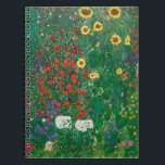 Gustav Klimt - Farm Garden with Sunflowers ノートブック<br><div class="desc">Gustav Klimt - Farm Garden with Sunflowers</div>