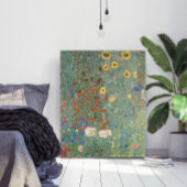 Gustav Klimt Farm Garden with Sunflowers (1907) ポスター