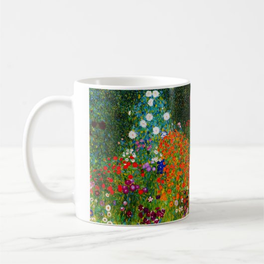 Gustav Klimt , “ Farmhouse garden ” コーヒーマグカップ (左)