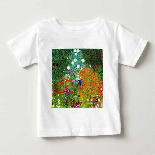 Gustav Klimt , “ Farmhouse garden ” ベビーTシャツ (正面)