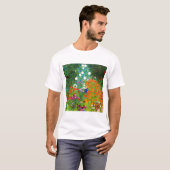 Gustav Klimt , “ Farmhouse garden ” Tシャツ (正面フル)