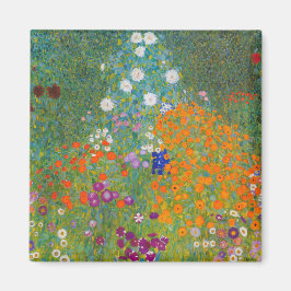Gustav Klimt - Flower Garden マグネット