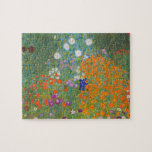 Gustav Klimt Flower Garden Cottage Nature ジグソーパズル<br><div class="desc">A beautiful garden painting - this is a classic painting by Gustav Klimt,  called Cottage Garden,  or Bauergarten,  1907,  which is a close up of a flower garden,  a colorful floral painting.</div>