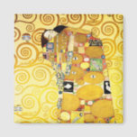 Gustav Klimt Fulfillment Lovers Fine Art マグネット<br><div class="desc">Gustav Klimt Fulfillment Lovers Fine Art Magnet</div>