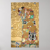 Gustav Klimt - Fulfillment, Stoclet Frieze ポスター (正面)