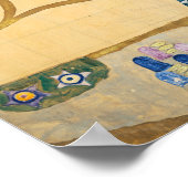 Gustav Klimt - Fulfillment, Stoclet Frieze ポスター (角)