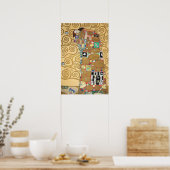 Gustav Klimt - Fulfillment, Stoclet Frieze ポスター (キッチン)