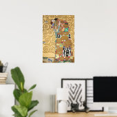 Gustav Klimt - Fulfillment, Stoclet Frieze ポスター (ホームオフィス)