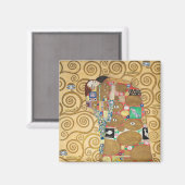 Gustav Klimt - Fulfillment, Stoclet Frieze マグネット (正面/裏面)