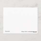 Gustav Klimt gold cute cat with fan spoof postcard ポストカード (裏面)