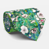Gustav Klimt - Horticultural Landscape and Hilltop ネクタイ (ロール)