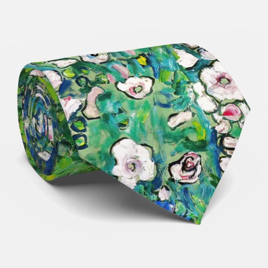 Gustav Klimt - Horticultural Landscape and Hilltop ネクタイ (ロール)