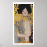 Gustav Klimt | Judith ポスター<br><div class="desc">Judith by Gustav Klimt � Bridgeman Images</div>