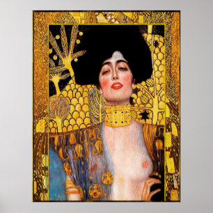 Gustav Klimt - Judith ポスター