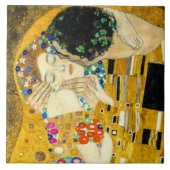 Gustav Klimt Kiss / Valentine's Day Romantic Art タイル (正面)