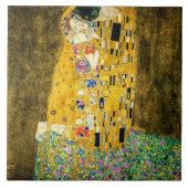 Gustav Klimt Kiss / Valentine's Day Romantic Art タイル (正面)