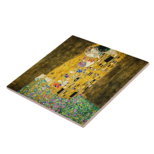 Gustav Klimt Kiss / Valentine's Day Romantic Art タイル (側面)
