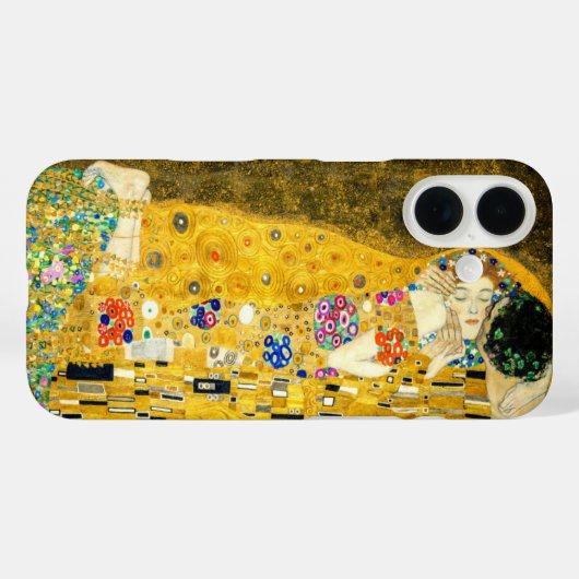 Gustav Klimt Kiss / Valentine's Day Romantic Art Case-Mate iPhoneケース (裏面 (横))