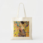 Gustav Klimt Lady With Fan トートバッグ<br><div class="desc">Gustav Klimt Lady With Fan</div>