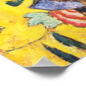 Gustav Klimt Lady With Fan ポスター (角)