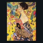 Gustav Klimt Lady With Fan ポスター<br><div class="desc">Gustav Klimt Lady With Fan Poster</div>