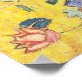 Gustav Klimt - Lady with Fan Reproduction Poster ポスター (角)