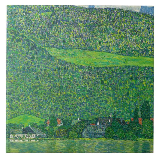 Gustav Klimt , “ Litzlberg on Lake Attersee ” タイル (正面)