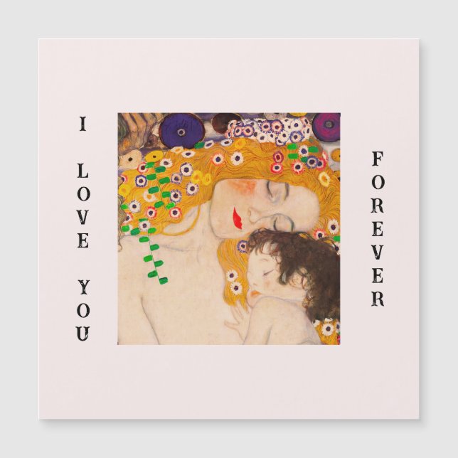 Gustav Klimt - Mother and Child  (正面)