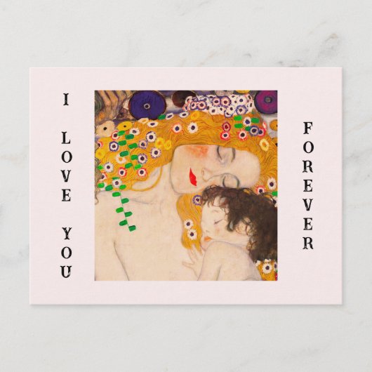 Gustav Klimt - Mother and Child  ポストカード (正面)