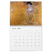 Gustav Klimt painting art カレンダー (1月 2026)