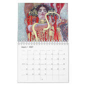 Gustav Klimt painting art カレンダー (3月 2027)