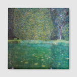 Gustav Klimt - Park of Schloss Kammer am Attersee マグネット<br><div class="desc">Pond of Schloss Kammer on Attersee / The Park of Schloss Kammer am Attersee - Gustav Klimt,  Oil on Canvas,  1910</div>