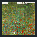 Gustav Klimt Poppy Field Poster ポスター<br><div class="desc">Gustav Klimt Poppy Field poster. Oil painting on canvas from 1907. One of Austrian artist’s Gustav Klimt’s most enchanting landscapes, Poppy field features a beautiful field of blooming red poppies sprawling out into the distance with trees rising on the horizon. The painting features Klimt’s lovely mix of impressionism and art...</div>