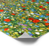 Gustav Klimt Poppy Field Poster ポスター (角)