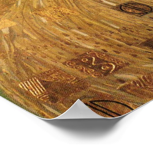 Gustav Klimt - Portrait Of Adele Bloch Bauer ポスター (角)