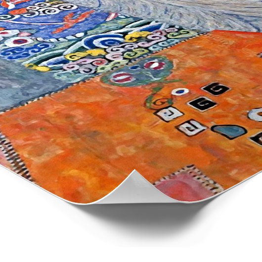 Gustav Klimt Portrait of Elisabeth Lederer ポスター (角)