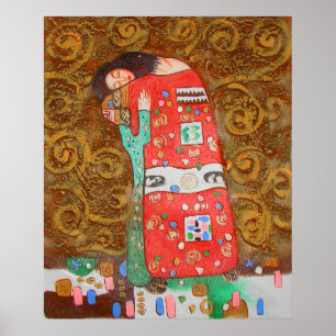 Gustav Klimt Poster ~ Armour Love ポスター