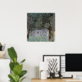 Gustav Klimt Poster ~ Farm Houses ポスター (ホームオフィス)