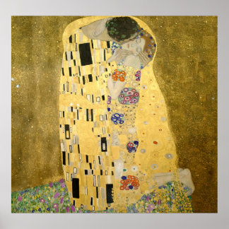 Gustav Klimt Poster - the Kiss ポスター