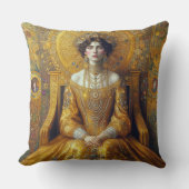 Gustav Klimt Seated Woman クッション (正面)