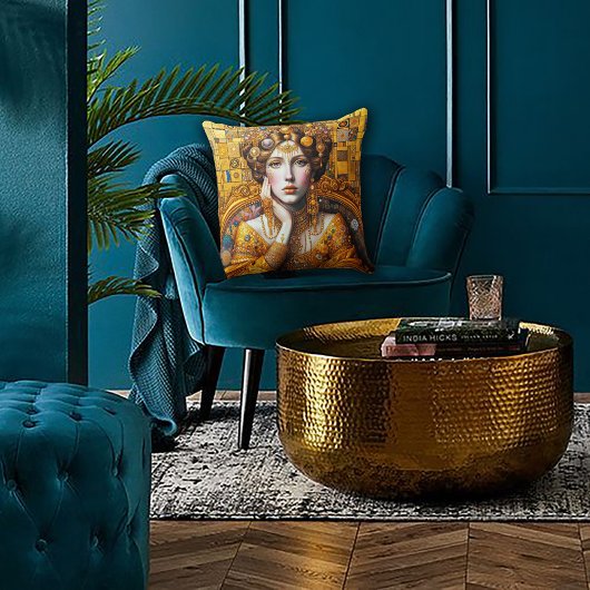 Gustav Klimt Seated Woman クッション