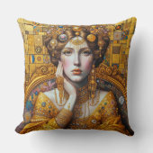 Gustav Klimt Seated Woman クッション (正面)