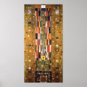 Gustav Klimt Stoclet Frieze Dekor ポスター (正面)