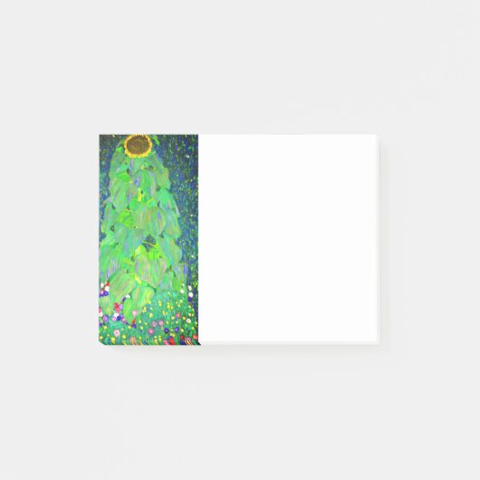 Gustav Klimt Sunflower ポストイット (正面)