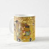 Gustav Klimt , “ The hug ” コーヒーマグカップ (正面左)