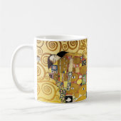 Gustav Klimt , “ The hug ” コーヒーマグカップ (左)